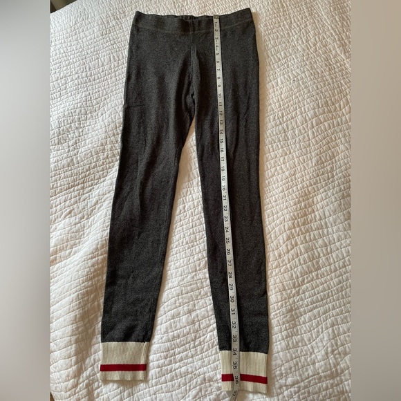 Women’s Garage Thick Grey Winter Leggings with Sock Ankle Cuff - Picture 7 of 7